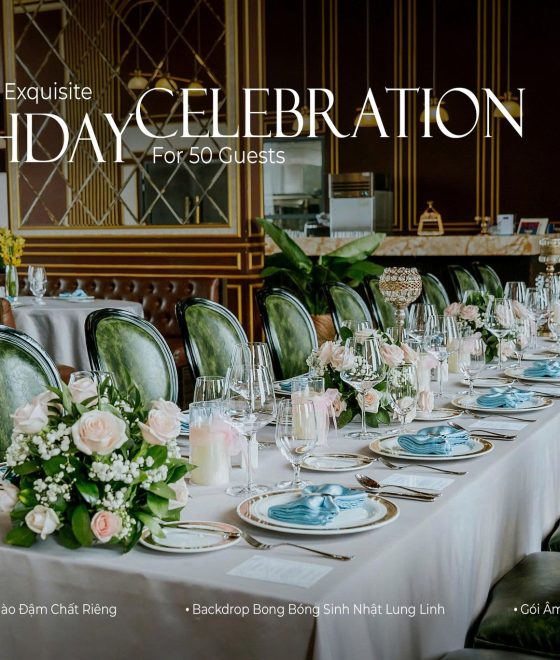 An elegant and exquisite birthday celebration